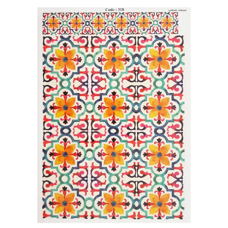 برچسب ترنسفر مدل کاشی کد 318