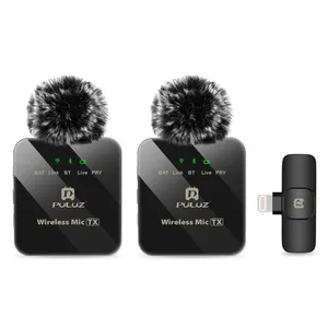 میکروفن یقه ای پلوز مدل wireless Lavalier Dual Lightning