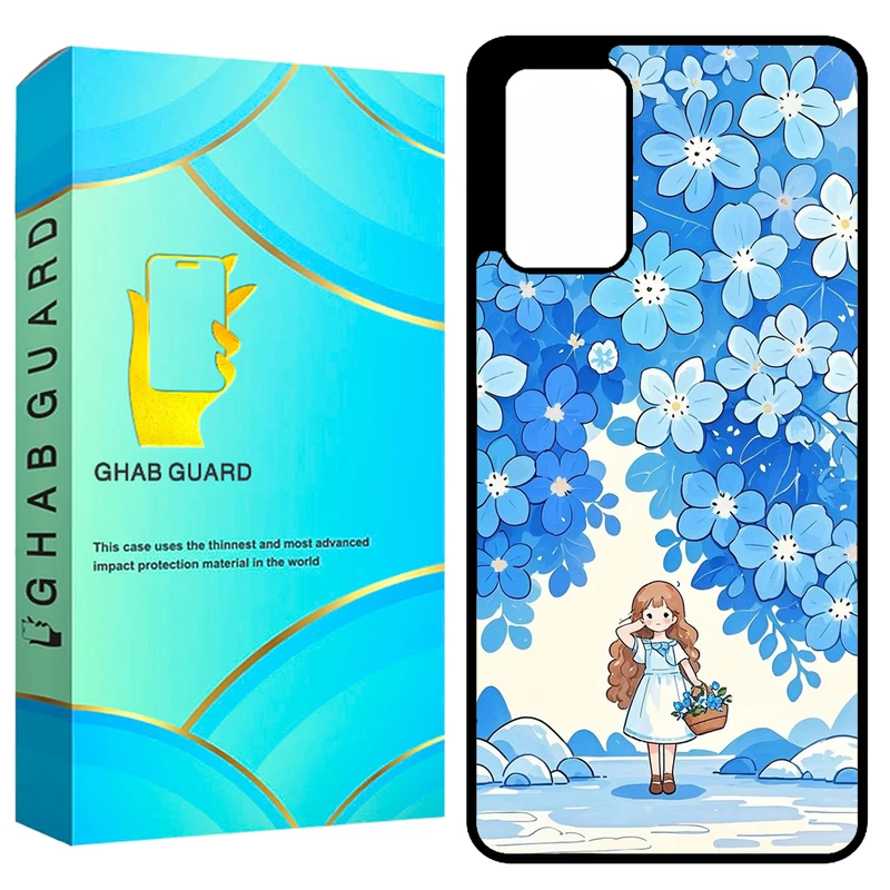 کاور قاب گارد طرح دخترانه مدل GCHPA72 مناسب برای گوشی موبایل سامسونگ Galaxy A72 4G