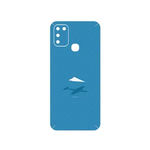 MAHOOT Minimal Paper Airplane Cover Sticker for Infinix Hot 10 Play