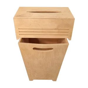 ست سطل و جای دستمال مدل افرا