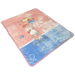 پتو کودک مدل خرگوش بادکنکی سایز 120x100 سانتی متر