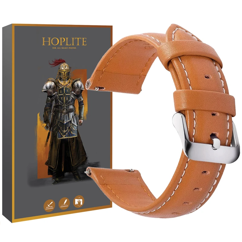 بند هاپلایت مدل Simple Leather HL مناسب برای ساعت هوشمند سامسونگ Galaxy Watch 4 40mm / 5 40mm / 6 40mm / 7 40mm / FE 40mm