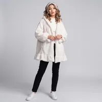 پالتو زنانه شیرین جامه مدل گوش دار پنبه ای