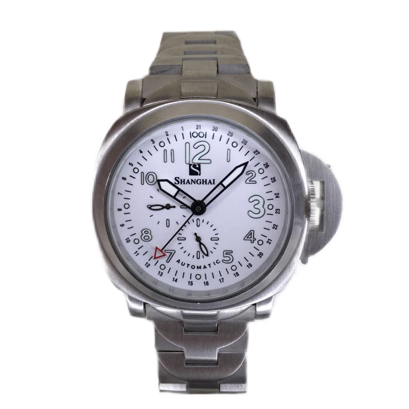 ساعت مچی عقربه‌ای مردانه شانگهای مدل اتومات و کوکی کد 8200G
