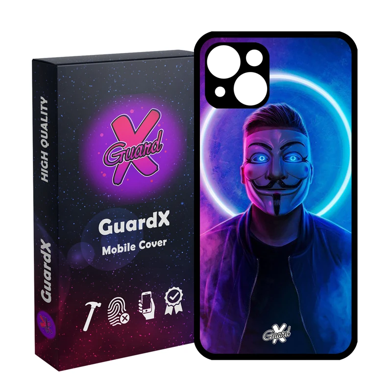 کاور گارد ایکس طرح Anonymous مدل Glass10043 مناسب برای گوشی موبایل اپل iPhone 13