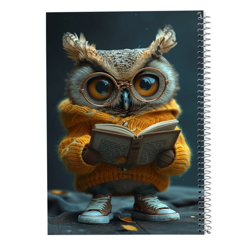 دفتر ژورنال نویسی 50 برگ مدوپد مدل نقطه ای طرح موجودات فانتزی کد DF16405