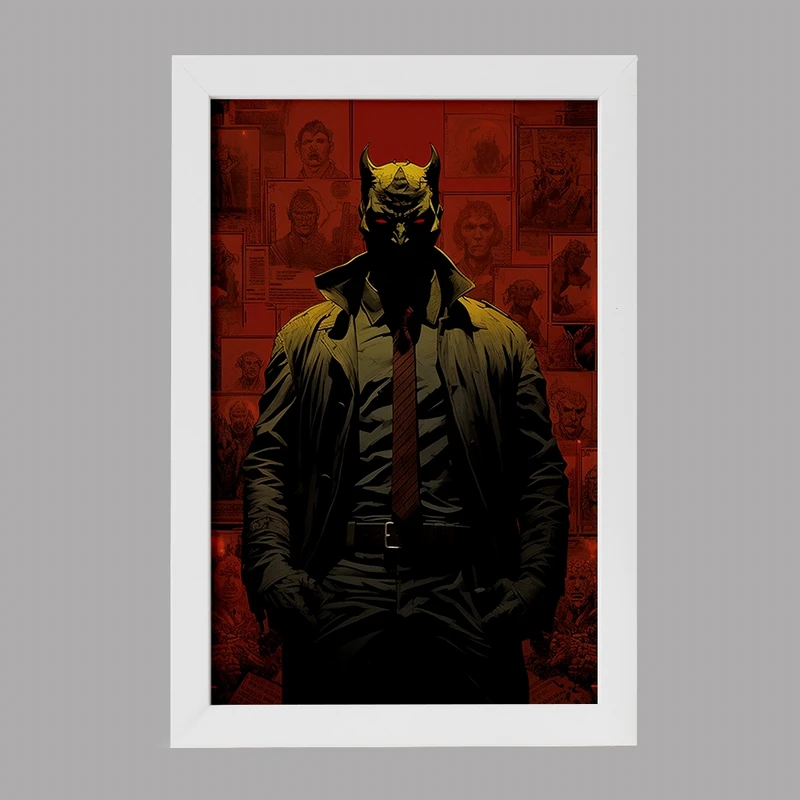 تابلو خندالو مدل ترسناک کد F450