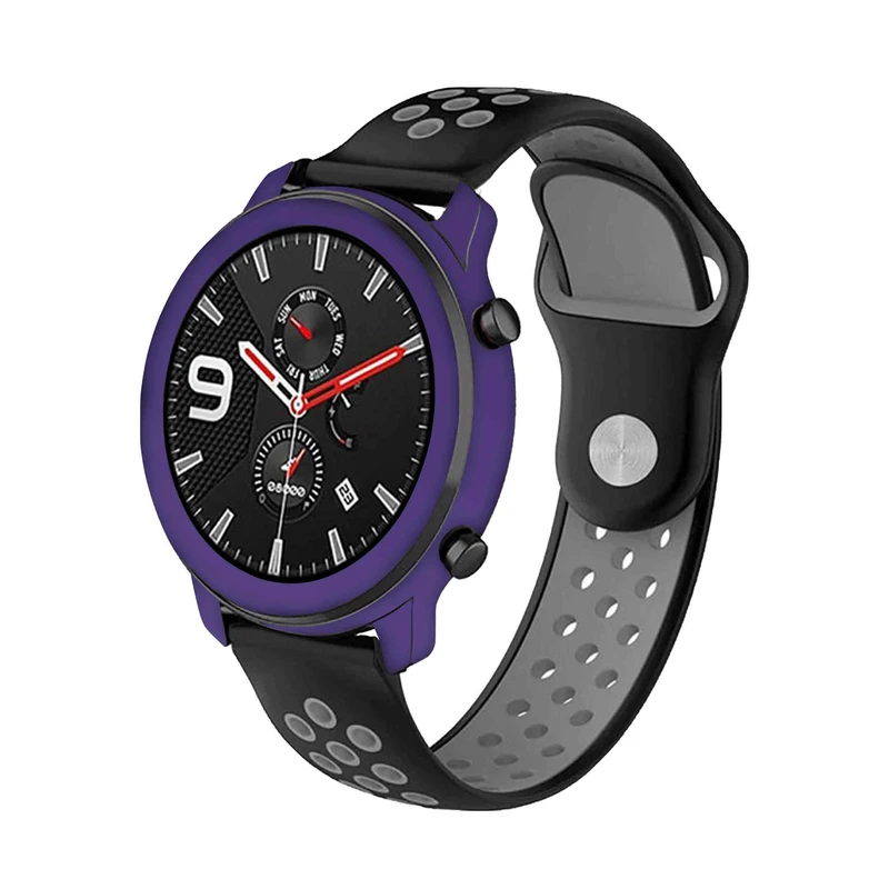  برچسب ماهوت طرح Matte-BlueBerry مناسب برای ساعت هوشمند شیائومی Amazfit GTR 47mm