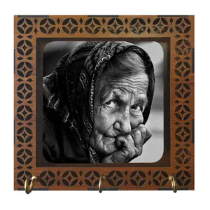 جا کلیدی مدل D1027 طرح پرتره چهره پیرزن