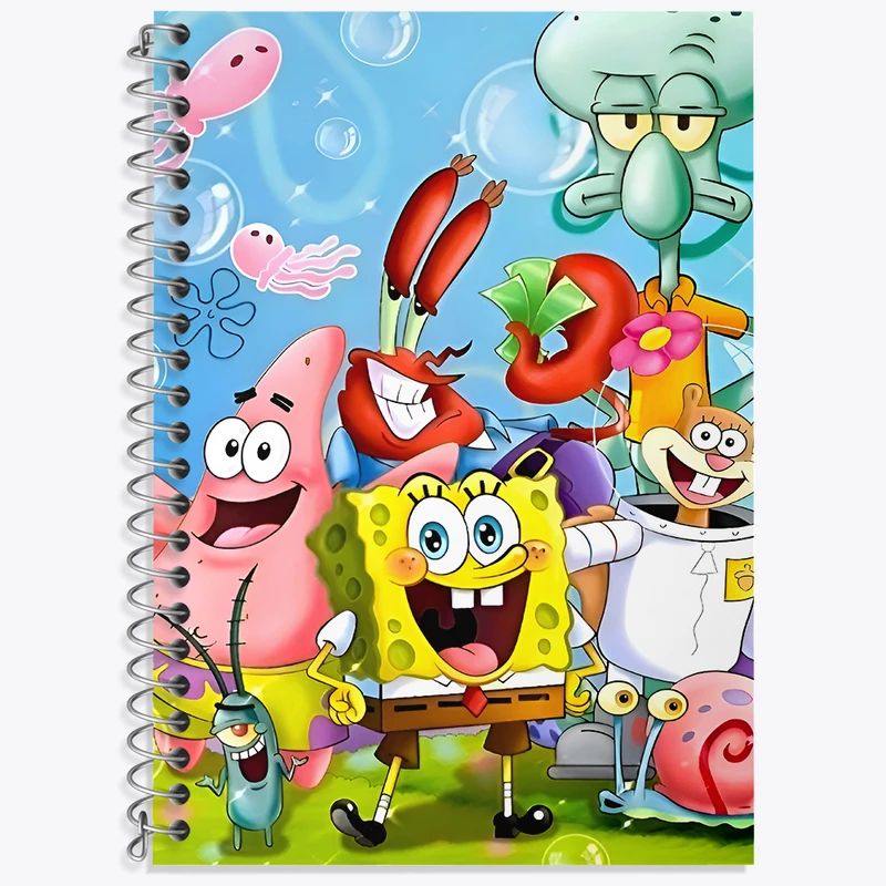 دفتر نت موسیقی 50 برگ خندالو طرح باب اسفنجی کد N3141