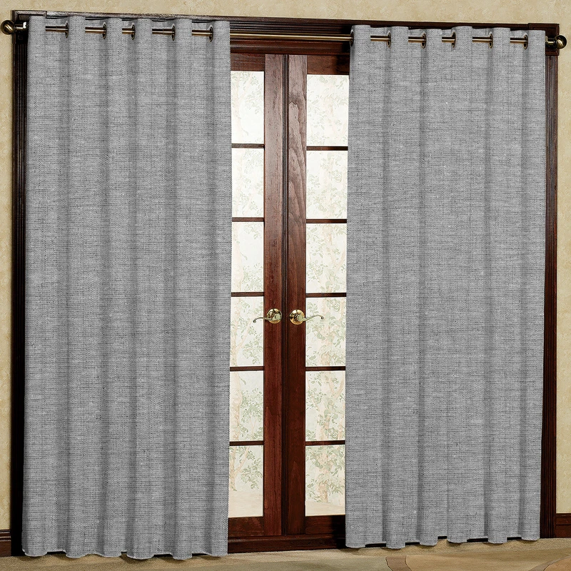 پرده طرح ساده مدل مخمل پانچی کد 1856 H سایز 200x140 سانتی متر