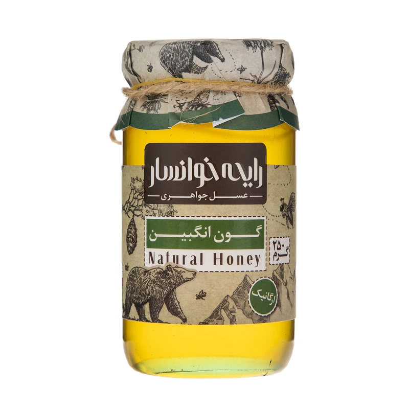 عسل گون انگبین ارگانیک رایحه خوانسار - 250 گرم