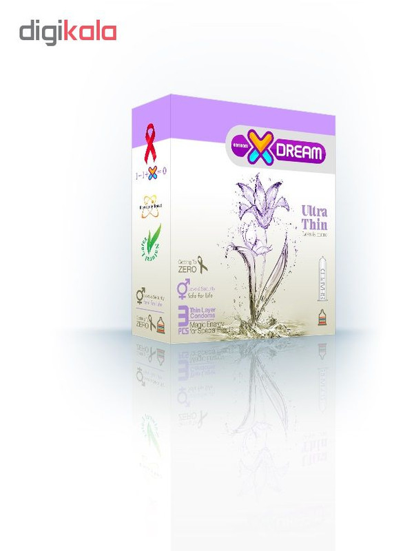 کاندوم گودلایف مدل Dotted بسته 12 عددی به همراه کاندوم ایکس دریم مدل Ultra Thin بسته 3 عددی