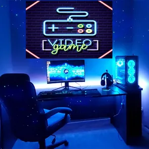 تابلو شاسی مدل نیون طرح گیمر کد 32