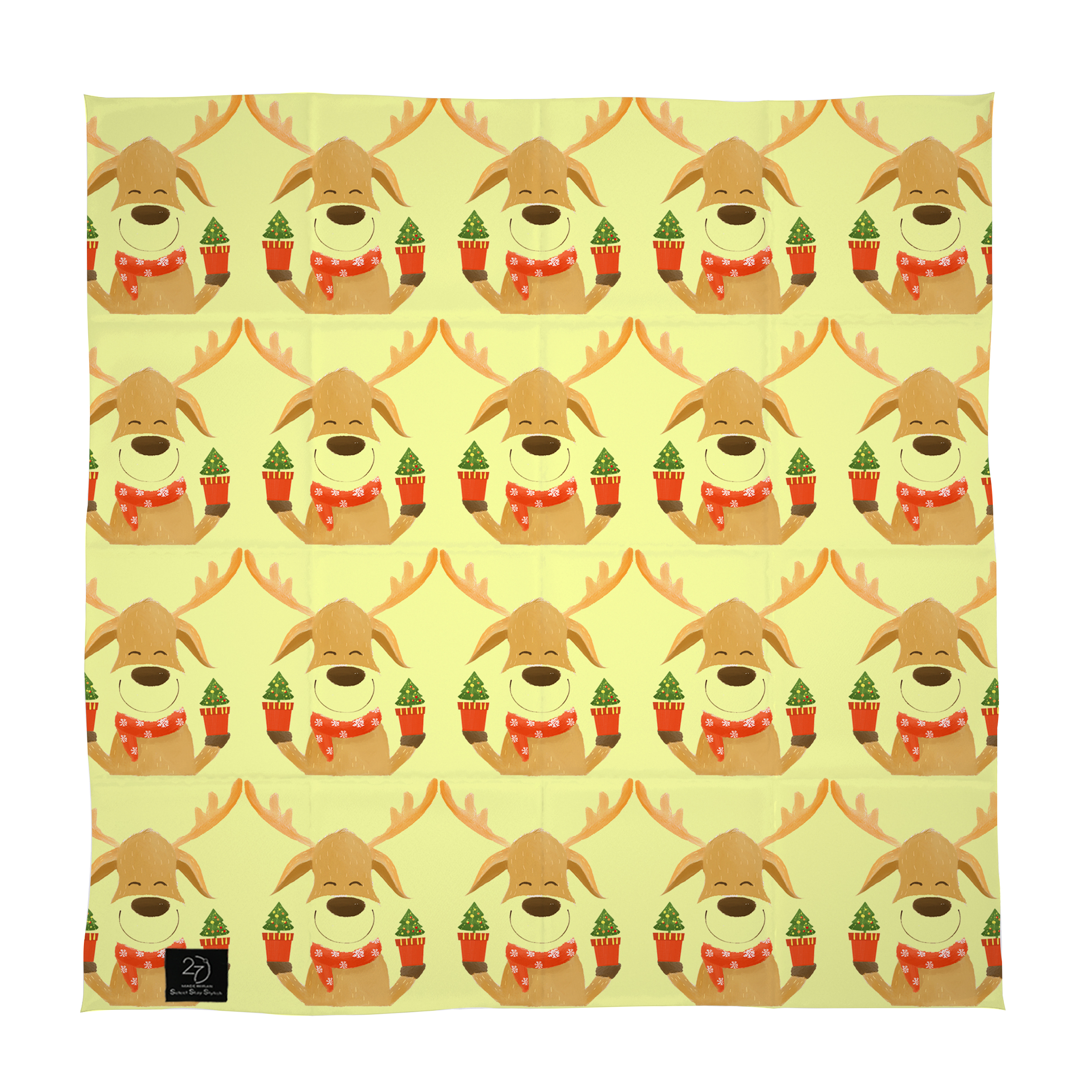 دستمال سر و گردن 27 مدل cute deer کد V06