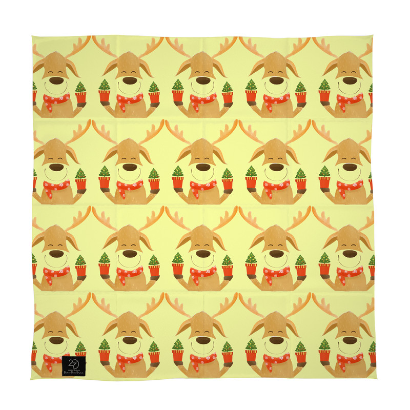 دستمال سر و گردن 27 مدل cute deer کد V06