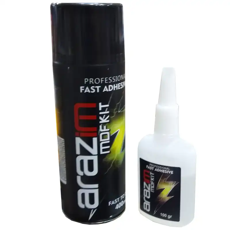 چسب ۱۲۳ آرازیم مدل MDF KIT حجم 400 میلی لیتر