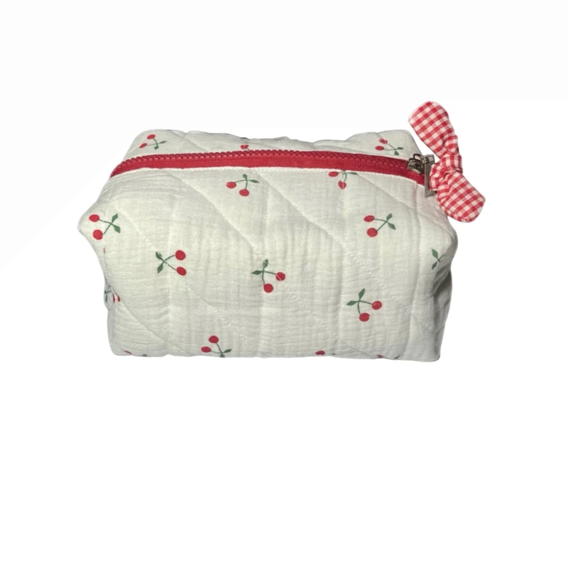 کیف آرایشی زنانه طرح آلبالو 