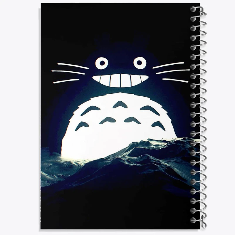 دفتر شطرنجی 50 برگ خندالو طرح انیمه توتورو Totoro کد 12821