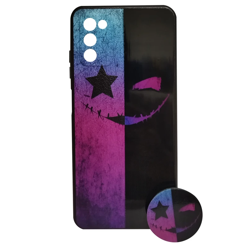 کاور  کد 1659 مناسب برای گوشی موبایل سامسونگ galaxy A03s به همراه پایه نگهدارنده