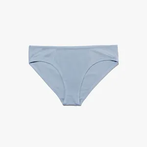 شورت زنانه اُ مدل بریف فاق کوتاه رنگ آبی