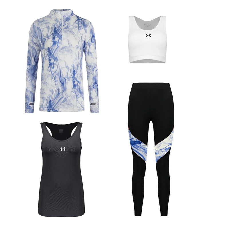 ست چهار تکه لباس ورزشی زنانه مدل 1801-1401-9101-276