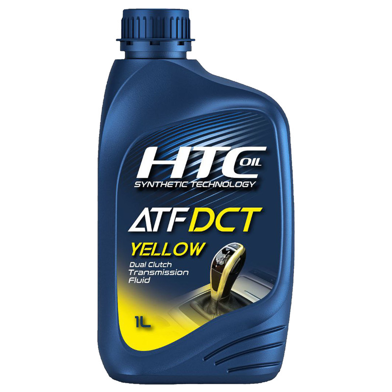 روغن گیربکس اتوماتیک اچ تی سی اویل مدل ATF DCT YELLOW حجم 1 لیتر بسته 4 عددی