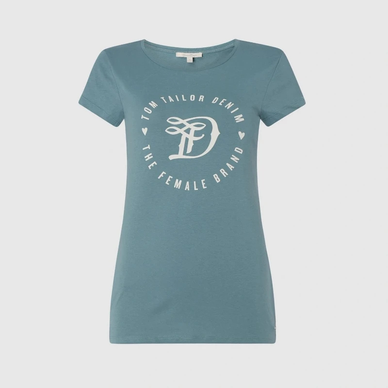 تی شرت آستین کوتاه زنانه تام تیلور مدل چاپی