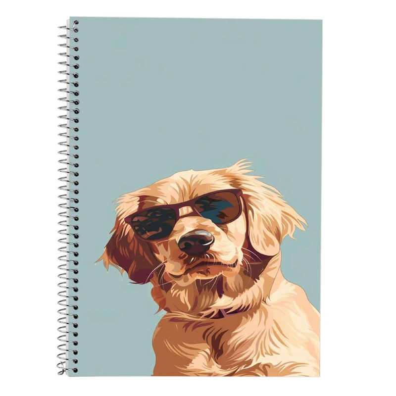 دفتر لغت 50 برگ مدوپد طرح سگ و گربه کد DF17307