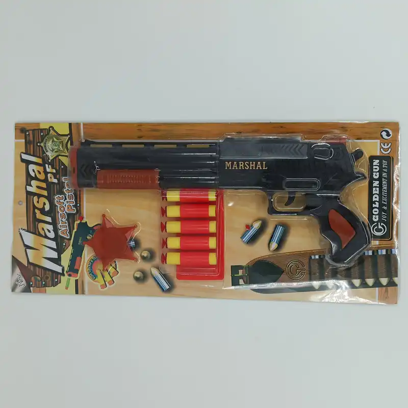 تفنگ بازی شاتگان مدل MARSHAL کد 11010 مجموعه 3 عددی