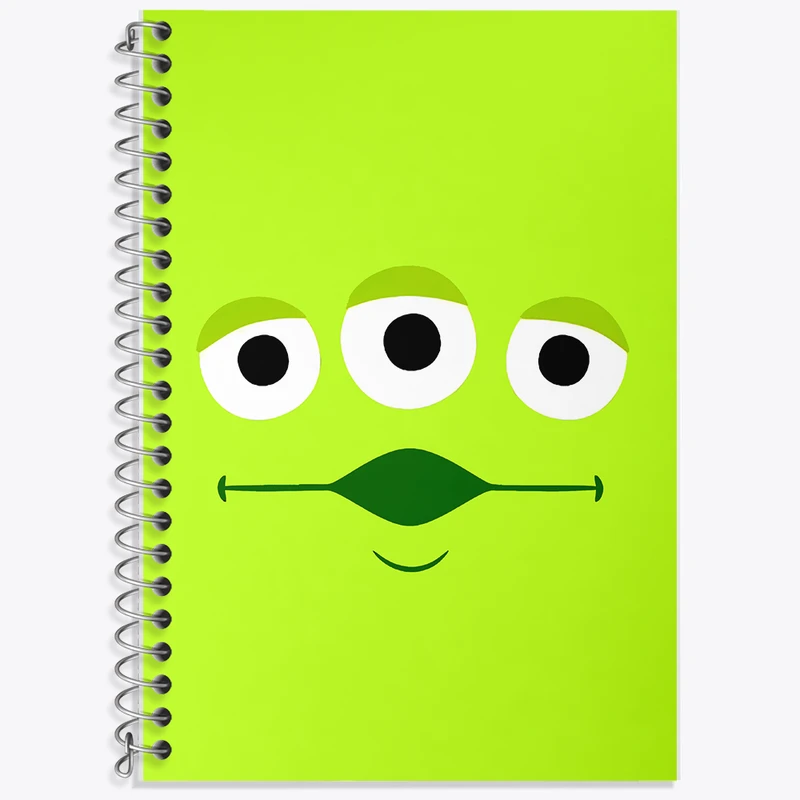 دفتر زبان 50 برگ خندالو مدل سه خط طرح داستان اسباب بازی (Toy Story) کد N5210