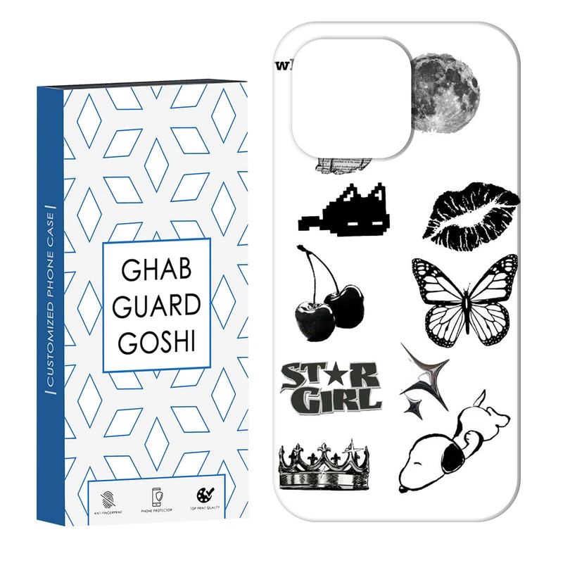 کاور قاب گارد گوشی طرح فانتزی کد Dimo-804 مناسب برای گوشی موبایل اپل IPHONE 14 PRO   