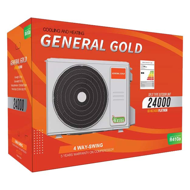 کولر گازی 24 هزار جنرال گلد مدل GG-MS24000PLATINUM