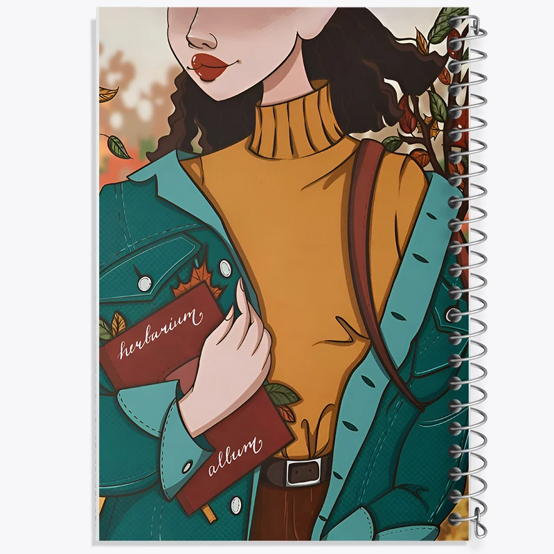 دفتر شطرنجی 50 برگ خندالو طرح دخترانه کد N3792