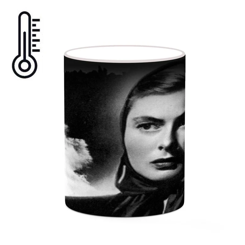 ماگ حرارتی کاکتی طرح Ingrid Bergman مدل mgh26114