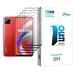 Cooling Olka Glass MIX004 Screen Protector For Realme C12 Pack Of 4
