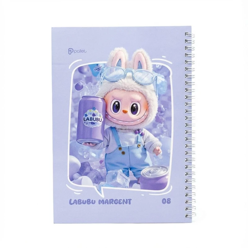 دفتر مشق 50 برگ پالت طرح فانتزی