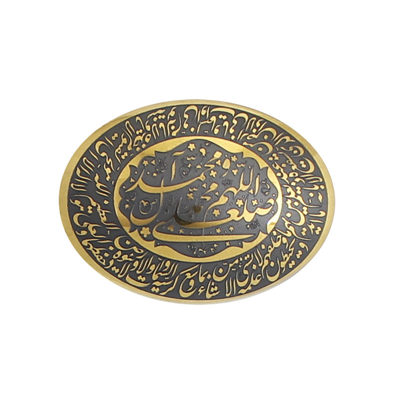 سنگ حدید طرح صلوات و آیه الکرسی کد 4367