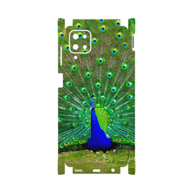 برچسب پوششی ماهوت مدل Peacock-FullSkin مناسب برای گوشی موبایل سامسونگ Galaxy A12 Nacho