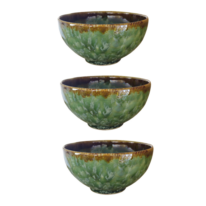 کاسه سفالی مدل کهکشانی بسته ۳ عددی