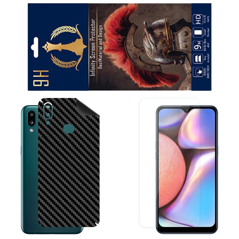 برچسب پوششی اینفینیتی مدل FC مناسب برای گوشی موبایل سامسونگ Galaxy A10S به همراه محافظ صفحه نمایش