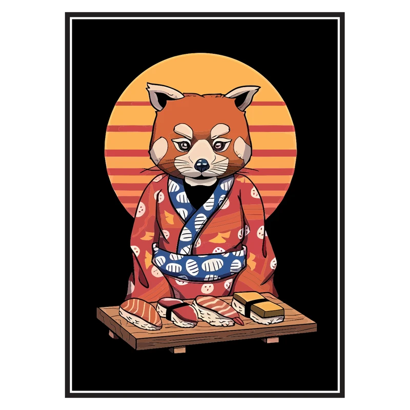 برچسب لپ تاپ پویا مارکت طرح روباه کد 2697