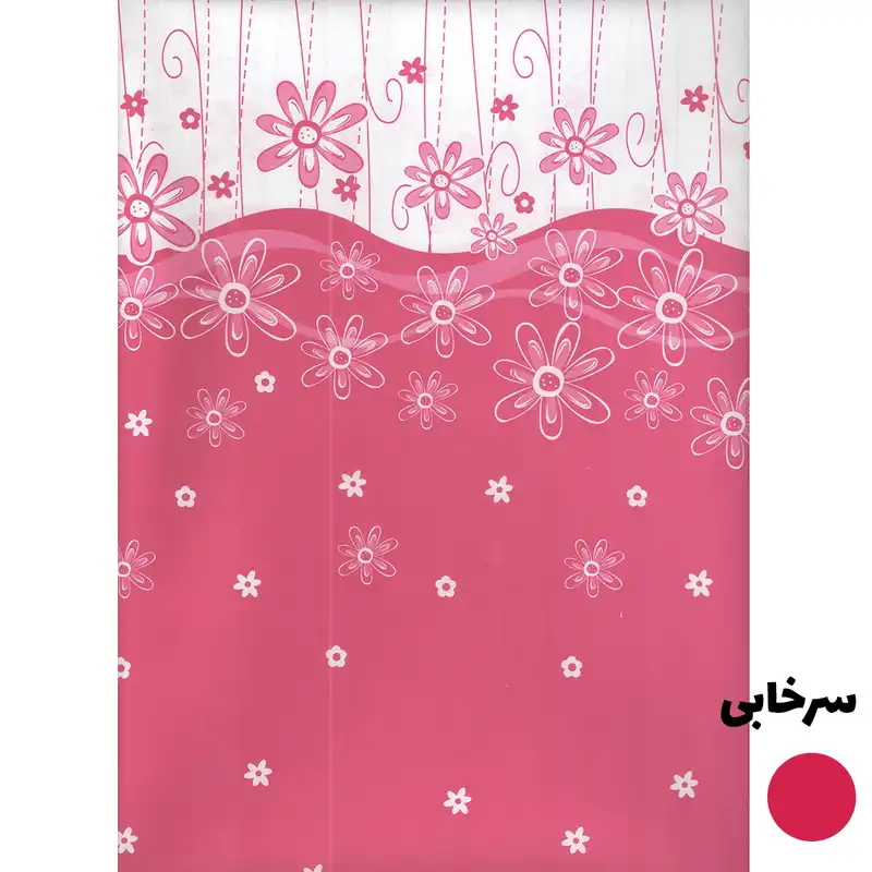 کاغذ کادو طرح گل کد KH611 بسته 5 عددی