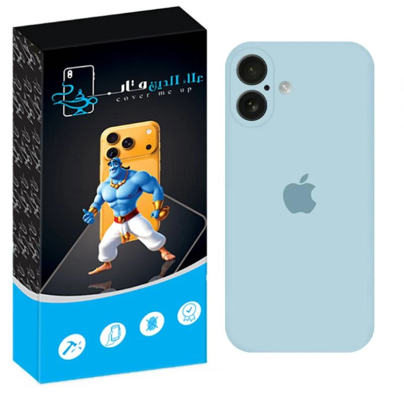 کاور علاالدین قاب مدل سیلیکونی پاک کنی مناسب برای گوشی موبایل اپل iPhone 16 