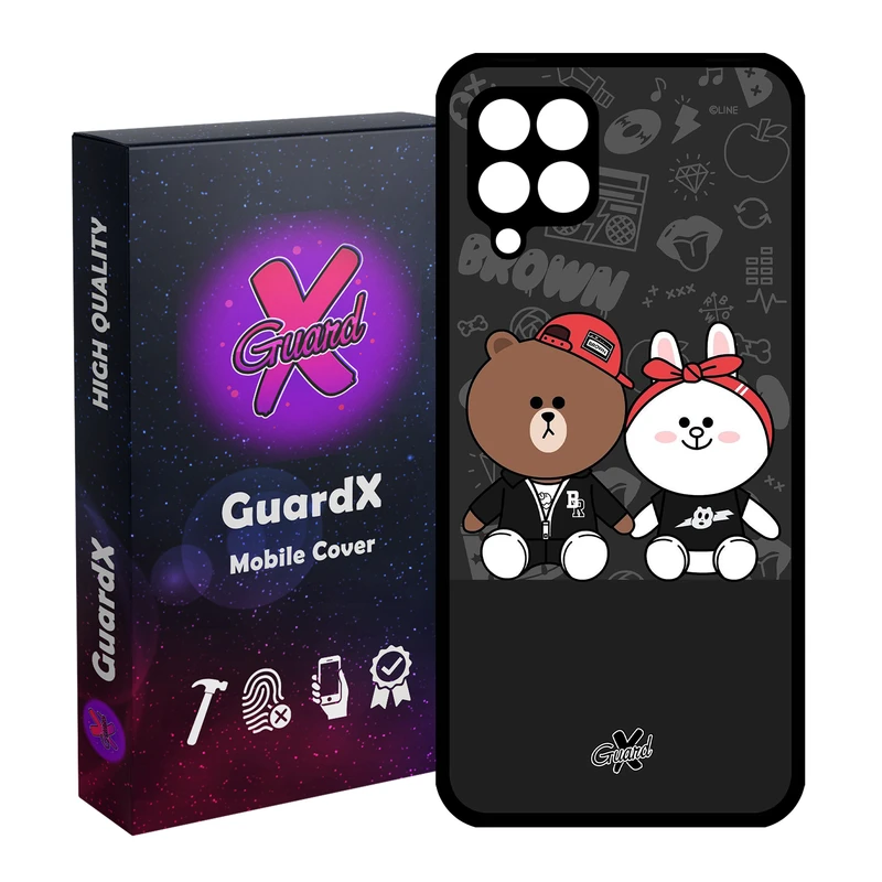 کاور گارد ایکس طرح Friends مدل Glass10127 مناسب برای گوشی موبایل سامسونگ Galaxy A22 4G