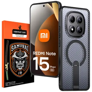 Samurai Cool Stand Cover for Xiaomi Redmi Note 15 Pro Plus / Poco M8 Pro 5G