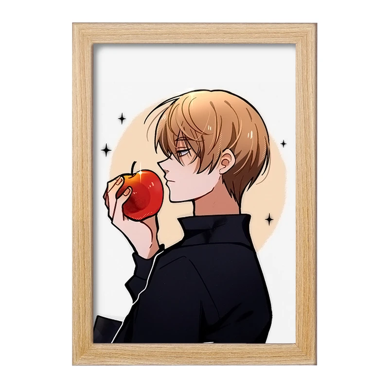 تابلو خندالو مدل لایت یاگامی انیمه دفترچه مرگ Death Note  کد 15766