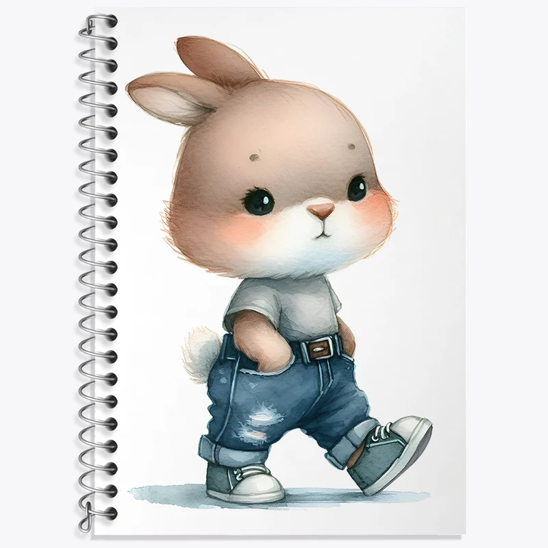 دفتر لغت 50 برگ خندالو طرح خرگوش کیوت کد N3414