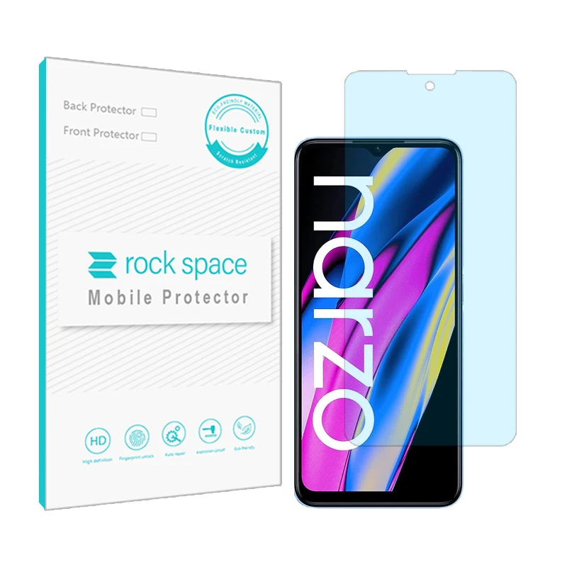 محافظ صفحه نمایش آنتی بلو راک اسپیس کد BLU مناسب برای گوشی موبایل ریلمی Narzo 50A